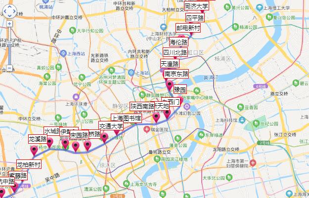  2021上海地铁10号线路图 上海地铁10号线站点图及运营时间表