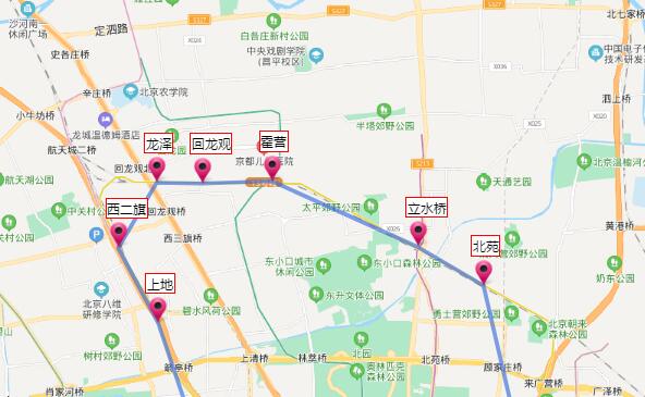 2021北京地铁13号线路图 北京地铁13号线站点图及运营时间表
