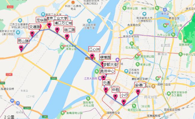2021南京地铁10号线路图 南京地铁10号线站点图及运营时间